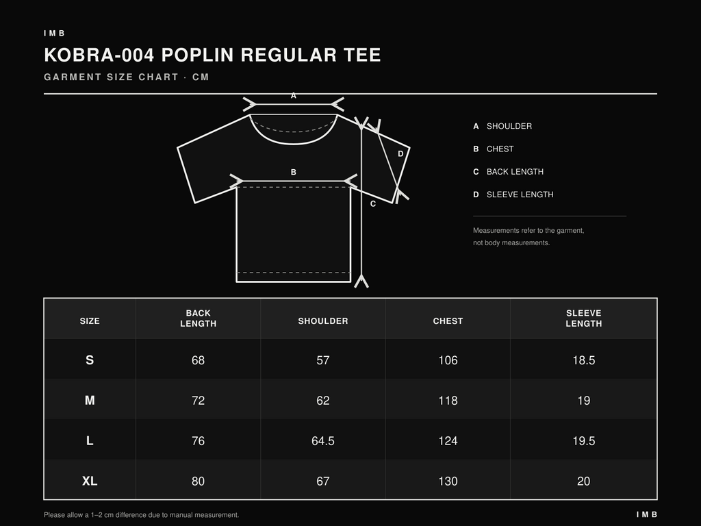 Kobra-004 Poplin Regular Tee