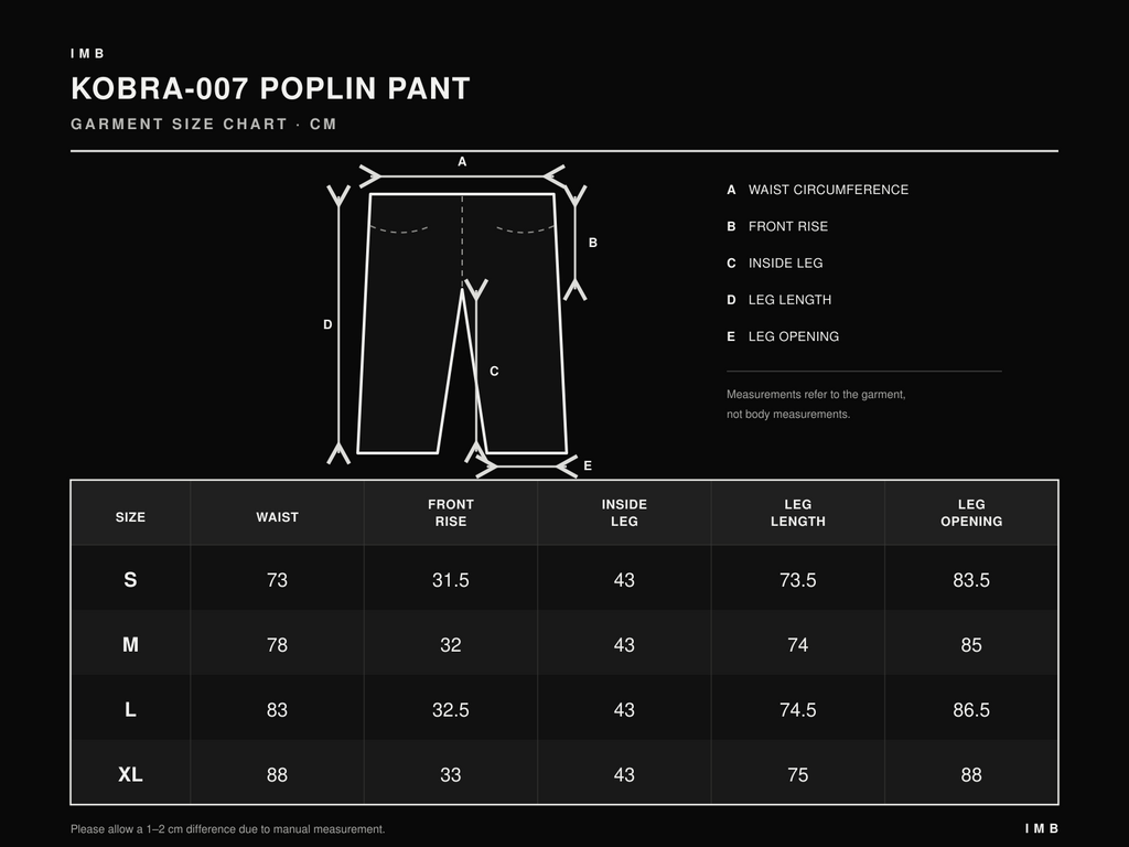 Kobra-007 Poplin Pants